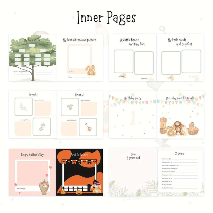 Hello Baby Your First Year - Baby Keepsake Journal
